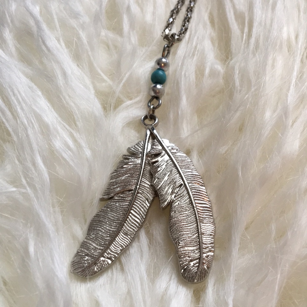 Feather necklace